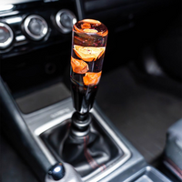 Peach Orange Clear Roses Shift Knob thumbnail