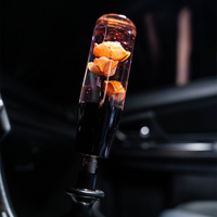 Peach Orange Clear Roses Shift Knob thumbnail