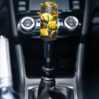 Yellow Deadly Roses 6 Inch Shift Knob thumbnail