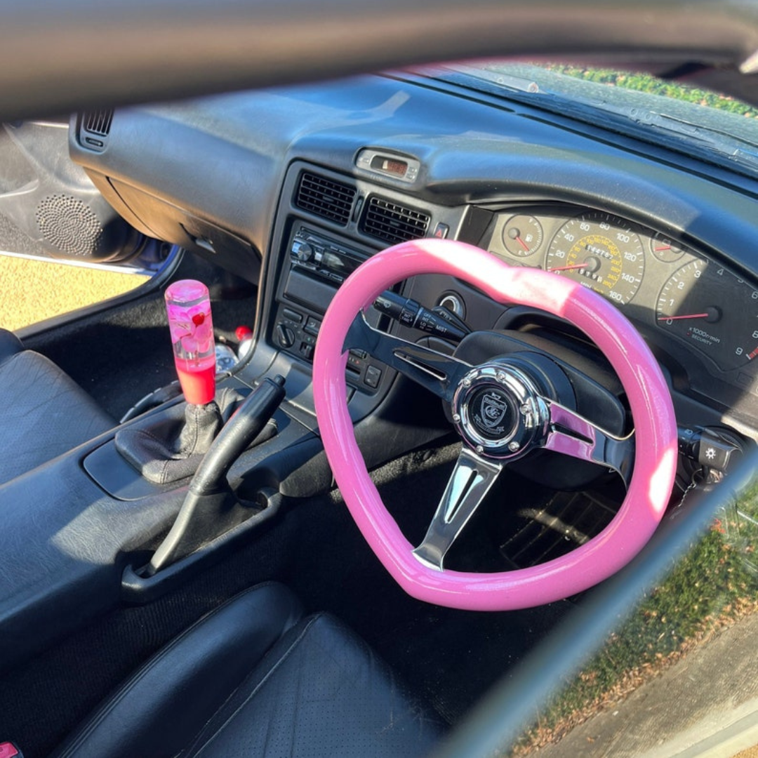 Pink Cherry Blossom Sakura 6 Inch Shift Knob