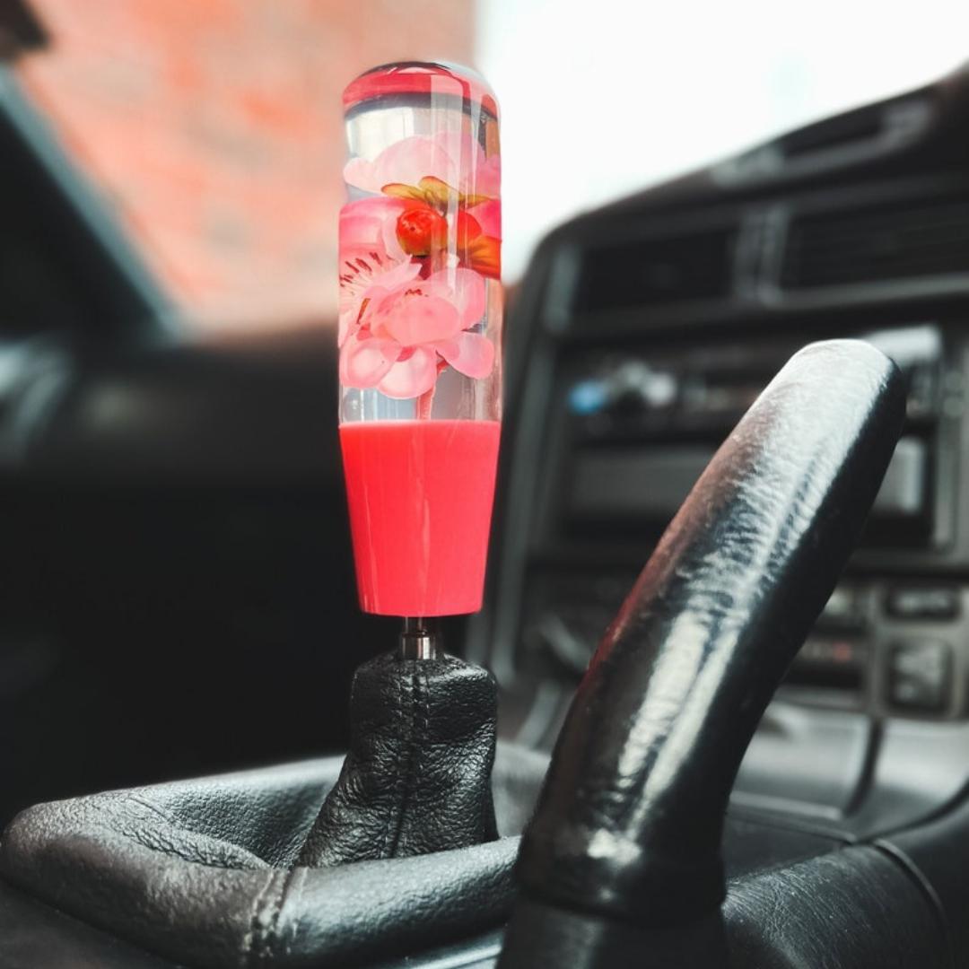 Pink Cherry Blossom Sakura 6 Inch Shift Knob