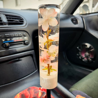 Peachy-Pink Cherry Blossoms 6 Inch Shift Knobs thumbnail