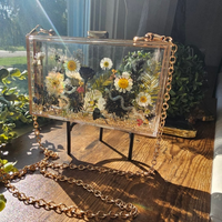 Pressed Flowers Epoxy Clutch thumbnail
