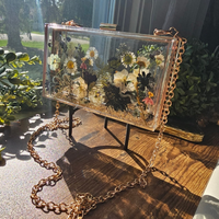 Pressed Flowers Epoxy Clutch thumbnail