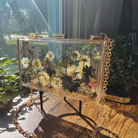 Pressed Flowers Epoxy Clutch thumbnail