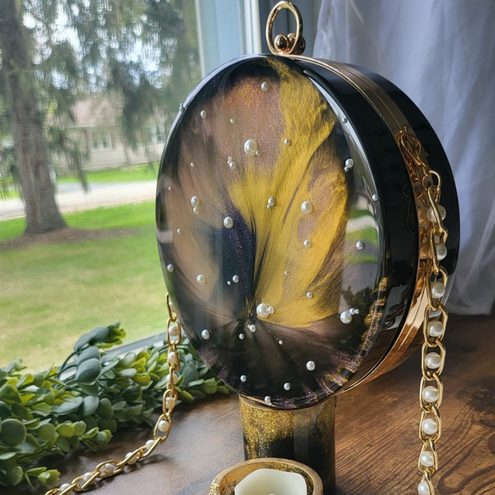 Handmade Resin Shoulder Purse