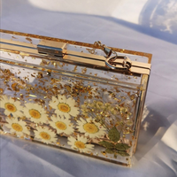 Floral Fantasy Epoxy Clutch thumbnail