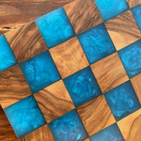 Luxury Epoxy Resin Chess Set thumbnail