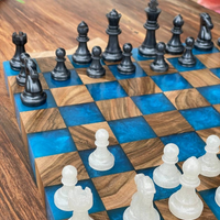 Luxury Epoxy Resin Chess Set thumbnail