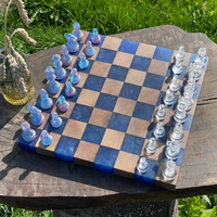Luminous Epoxy Resin Chess Set thumbnail