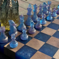 Luminous Epoxy Resin Chess Set thumbnail