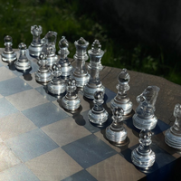 Luminous Epoxy Resin Chess Set thumbnail
