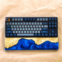 Blue Wood Epoxy Wrist Rest thumbnail