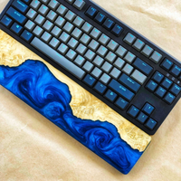 Blue Wood Epoxy Wrist Rest thumbnail