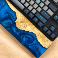 Blue Wood Epoxy Wrist Rest thumbnail
