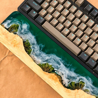 Green Epoxy Beach Wrist Rest thumbnail