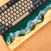Green Epoxy Beach Wrist Rest thumbnail