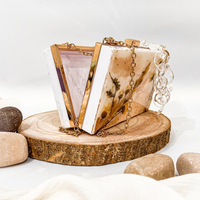 Luxury White Epoxy Clutch thumbnail