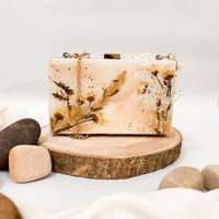 Luxury White Epoxy Clutch thumbnail