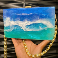 Ocean theme Epoxy Clutch thumbnail