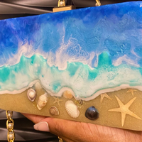Ocean theme Epoxy Clutch thumbnail