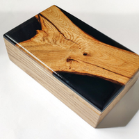 Handmade Epoxy Resin and Wood Jewelry Box thumbnail