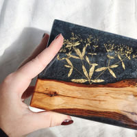 Handmade Epoxy Resin and Wood Jewelry Box thumbnail