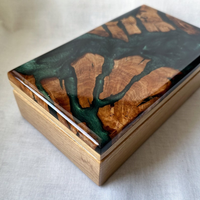 Nature's Charm Epoxy Jewelry Box thumbnail