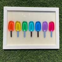 Epoxy Rainbow Popsicle Frame thumbnail