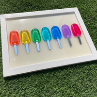 Epoxy Rainbow Popsicle Frame thumbnail