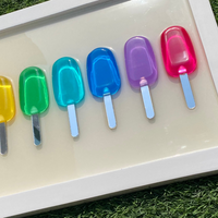 Epoxy Rainbow Popsicle Frame thumbnail