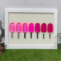 Epoxy Baby Girl Popsicle Wall Hanging thumbnail