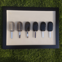 Black Ombre Popsicle Resin Wall Art thumbnail
