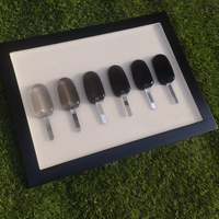 Black Ombre Popsicle Resin Wall Art thumbnail