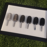 Black Ombre Popsicle Resin Wall Art thumbnail