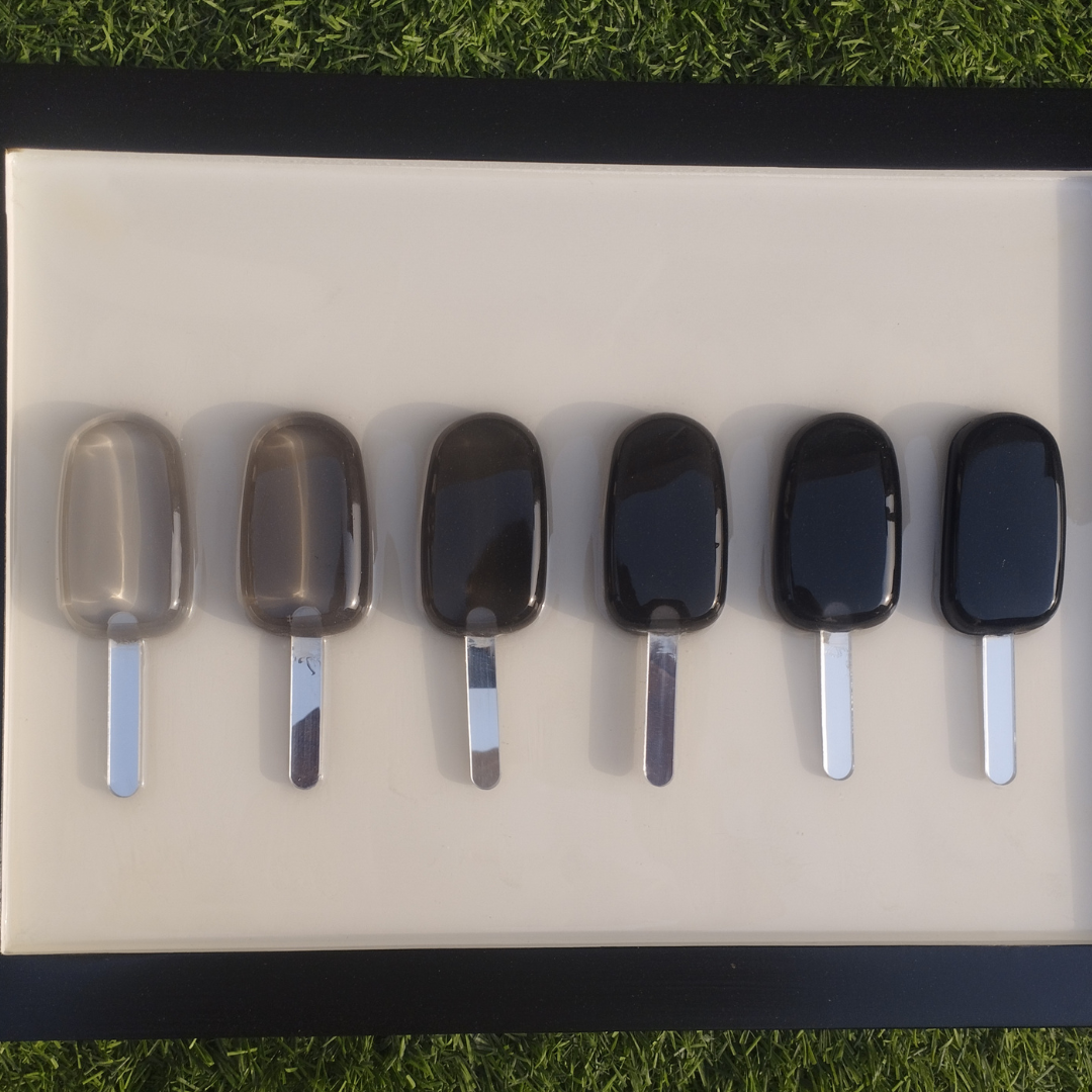 Black Ombre Popsicle Resin Wall Art