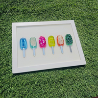 Epoxy Resin Popsicle Wall Art thumbnail