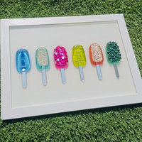 Epoxy Resin Popsicle Wall Art thumbnail