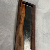Live Edge Walnut Epoxy Resin Tub Caddy thumbnail