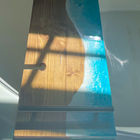Ocean Waves Epoxy Bathtub Tray thumbnail