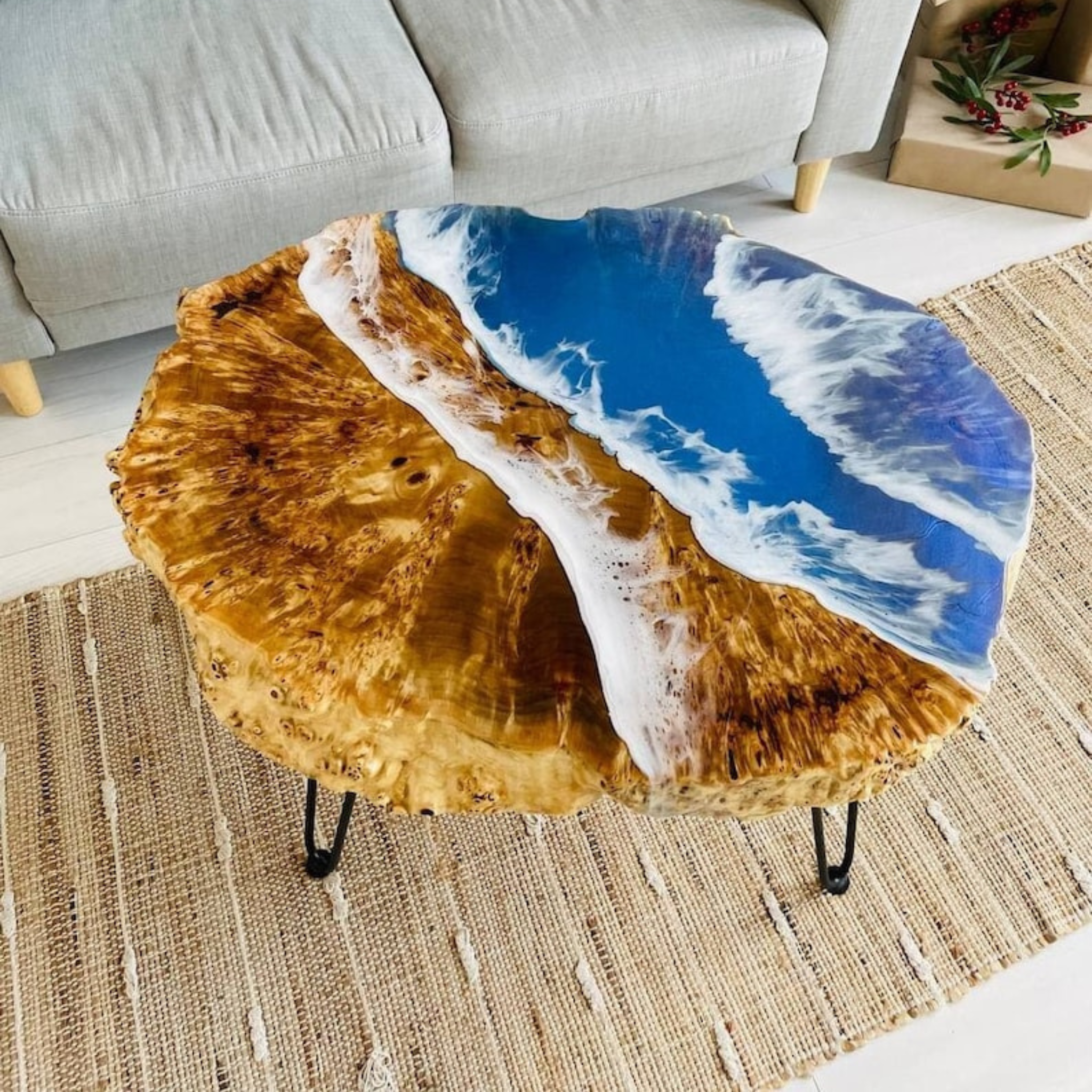 Solid Wood Epoxy Resin Tabletop