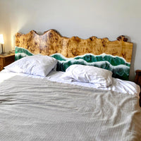 Epoxy Ocean bed headboard thumbnail