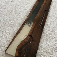 Live Edge Walnut Epoxy Resin Tub Caddy thumbnail
