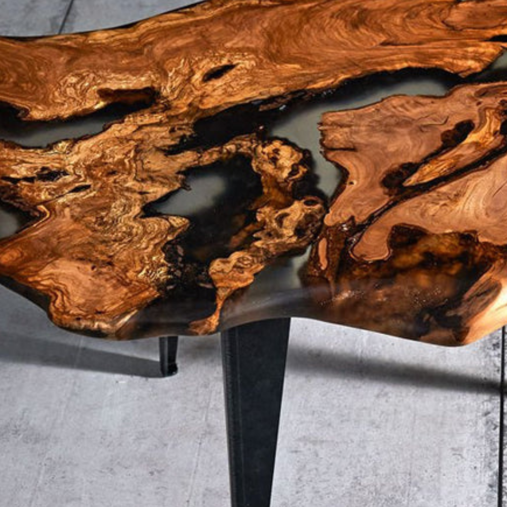 Epoxy Resin 3D Wood Table