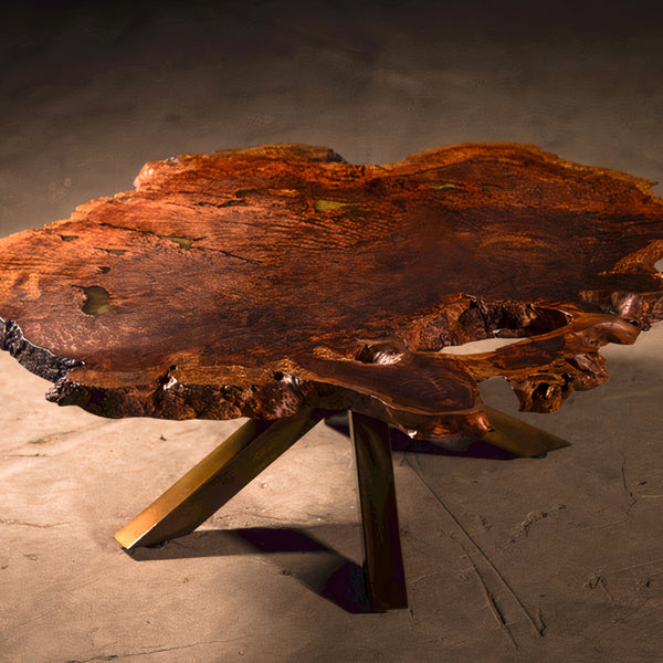 Vintage Wooden Slab Coffee Table Top