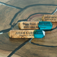 Epoxy Wood Office Desk Name Plate thumbnail
