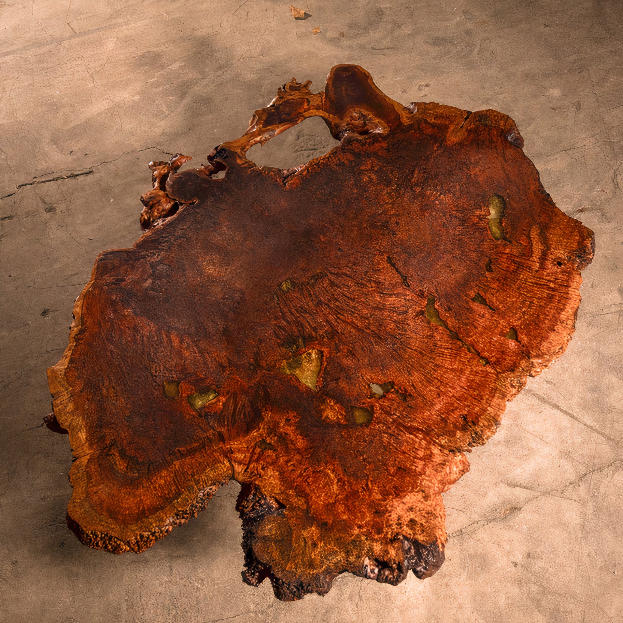 Vintage Wooden Slab Coffee Table Top