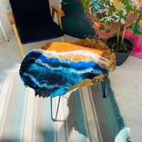 Handcrafted Rustic Side Table thumbnail