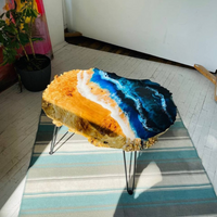 Handcrafted Rustic Side Table thumbnail