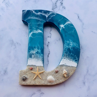 Epoxy Ocean Beach Theme Letters thumbnail